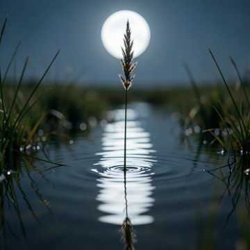 Moonlit Reeds 1